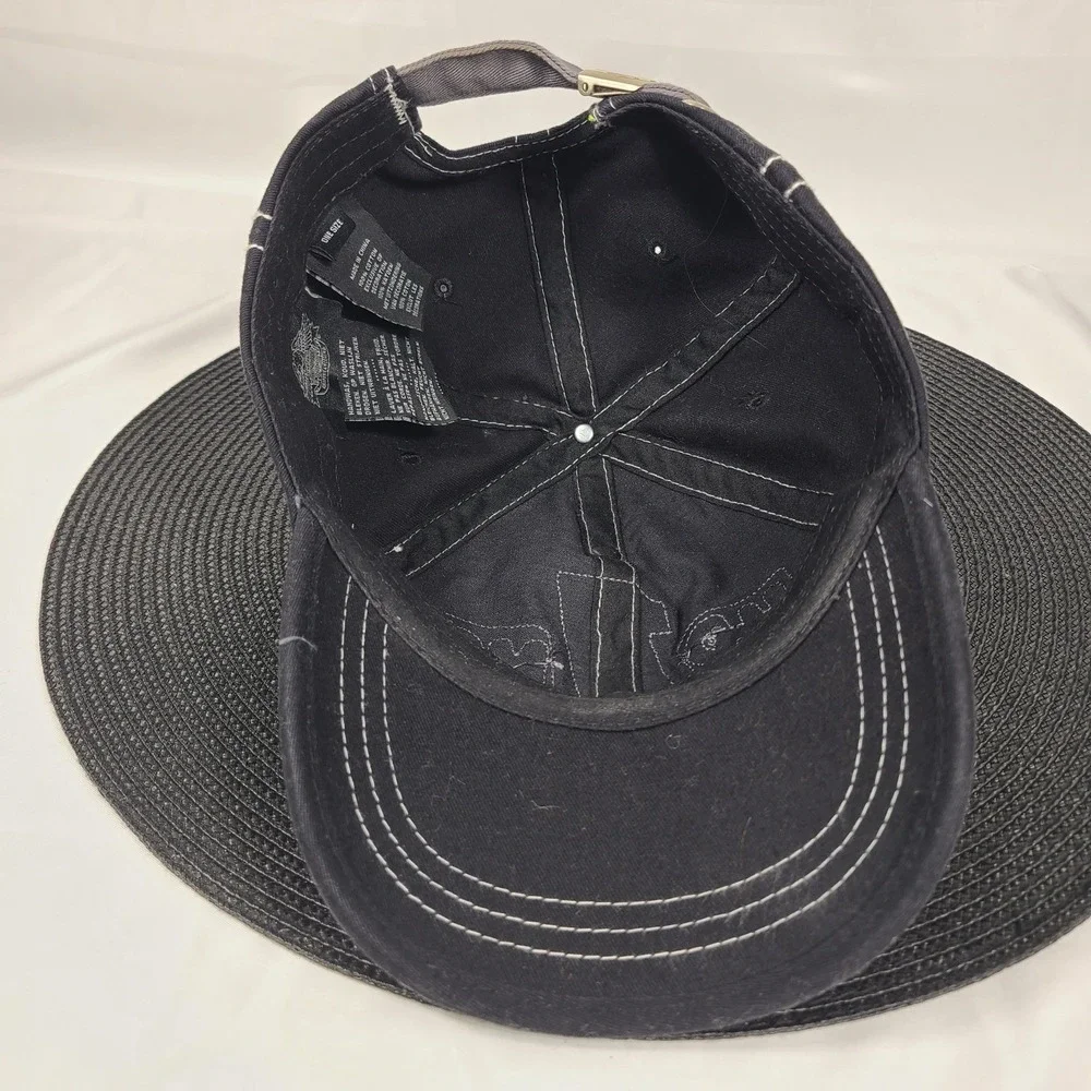 Harley-Davidson Motorcycles Gray One Size Hat #1 Skull Graphic 100% Cotton